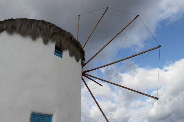istock Windmills on Island of Mykonos, Greece 940681688