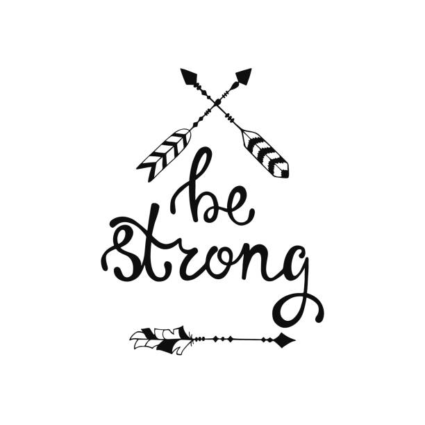 illustrations, cliparts, dessins animés et icônes de être forte. citation inspirante sur la liberté. - livestrong