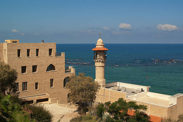 istock Jaffa's Sea Mosque Minaret in Israel. 94070994