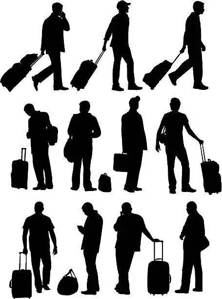 Vector illustration of Airport People