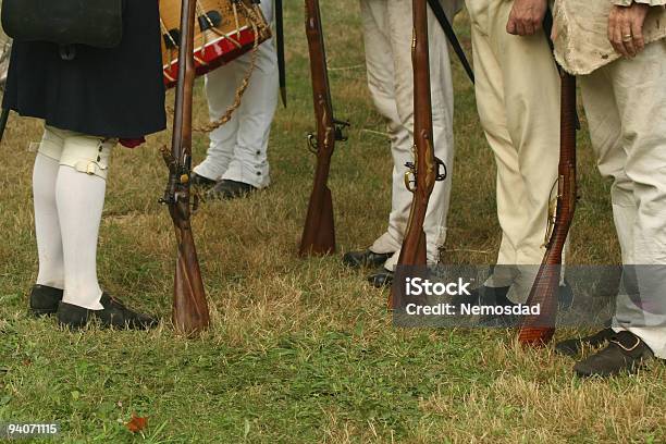 검토 Troopsrevolutionary 전쟁 재연 American Revolution에 대한 스톡 사진 및 기타 이미지 - American Revolution, 미국, 콜로니얼 양식
