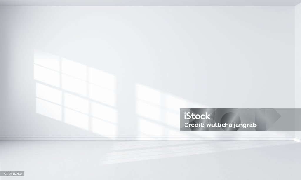 leichte weiße Innenraum - Lizenzfrei Weiß Stock-Foto