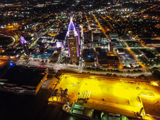 istock The Port City at night 940751180