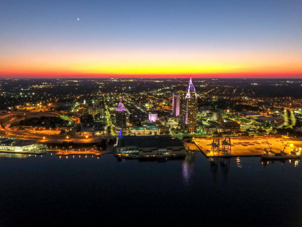 istock The Port City at night 940751228