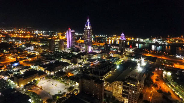 istock The Port City at night 940751238
