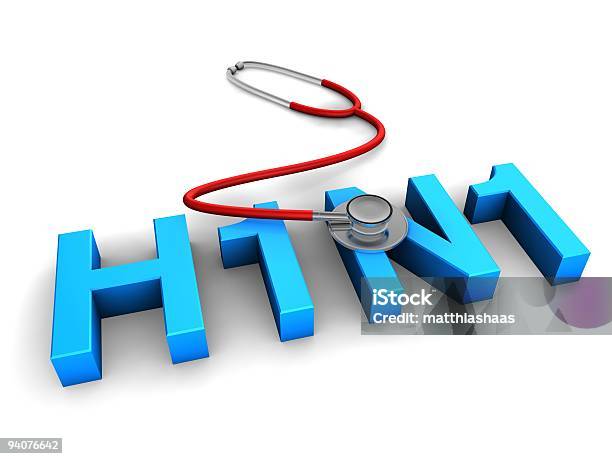 H1n1 Del Virus Dellinfluenza Suina - Fotografie stock e altre immagini di Bianco - Bianco, Composizione orizzontale, Concetti