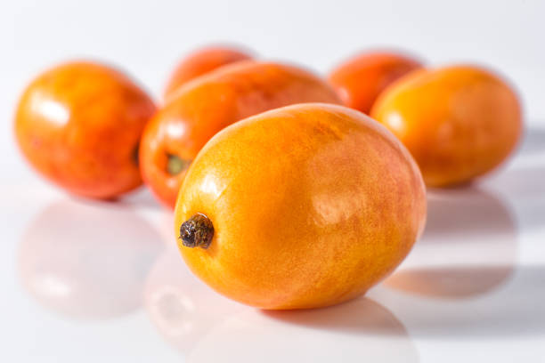 mombin fruit closeup in Ecuador stock photo