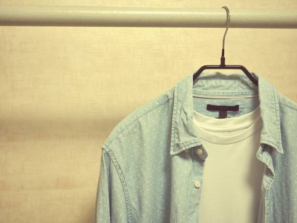 istock White round shirt and shirt 940775978