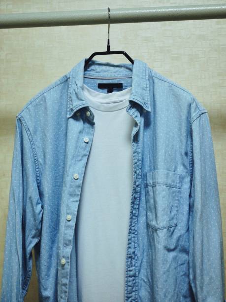 istock White round shirt and shirt 940775992