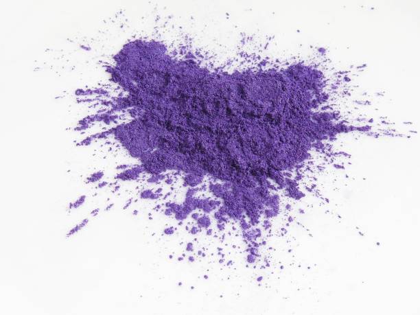 istock Violet Mica Powder pigments for cosmetics 940788738