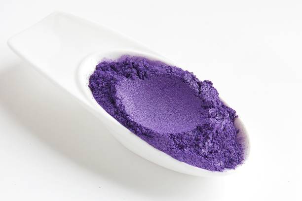 istock Violet Mica Powder pigments for cosmetics 940788770