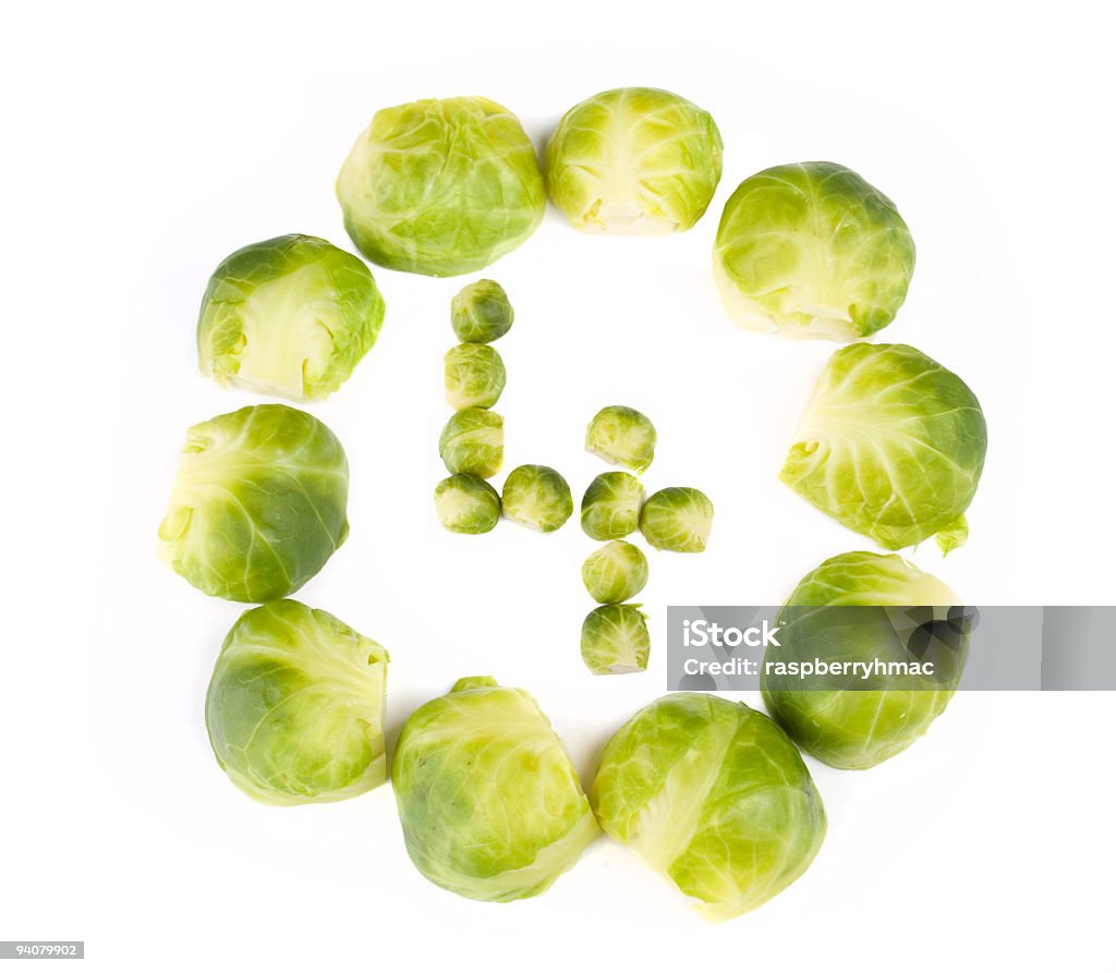 Brussel four  Brussels Sprout Stock Photo