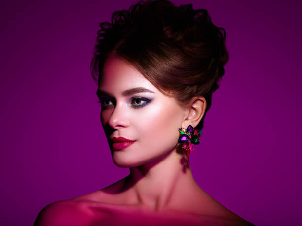 istock Brunette woman with elegant hairstyle 940800284