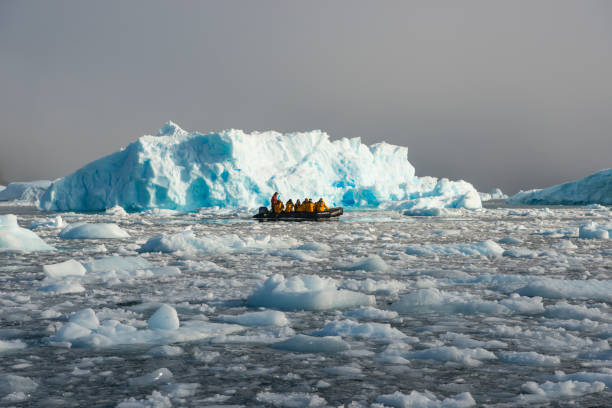istock Beautiful view of icebergs in Antarctica 940800704
