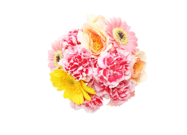 istock Bouquet of rose,transvaal daisy and carnation 940820430