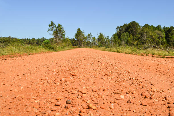 istock Red dirt road in Alabama 940843598
