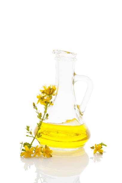 istock St.John's wort oil in glass jar 940872798