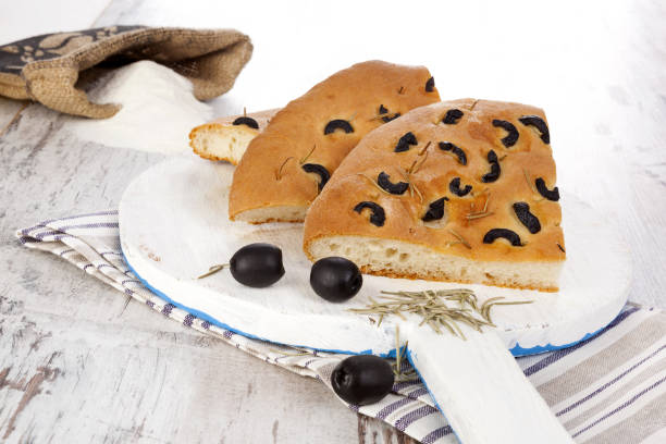 istock Delicious olive bread foccacia 940872846