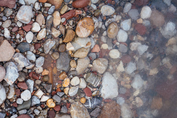 istock Sea, beach rocks and shore from above. Top view. Beautiful background for summer. 940875834