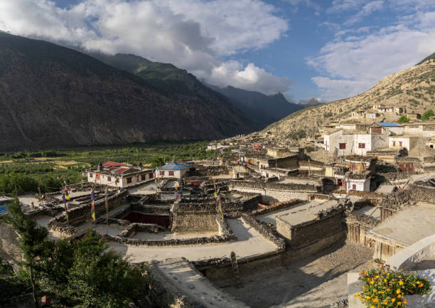 istock Marpha village and apple gardens in Nepal. Mustang 940883946