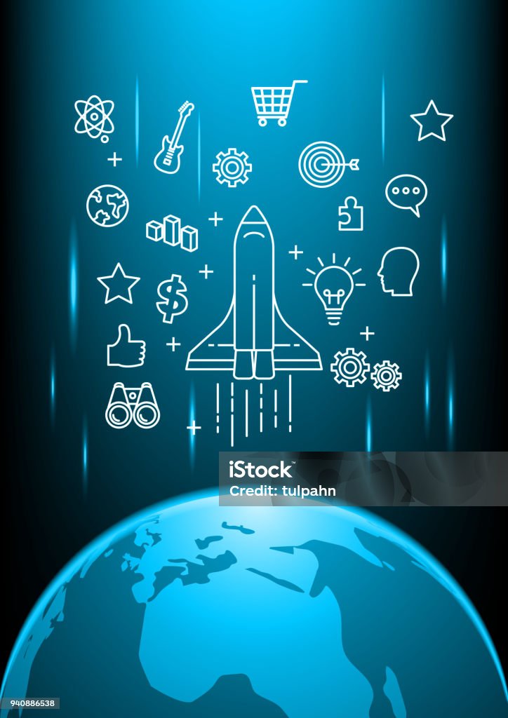 Startup Business Concept Stock Illustration - Download Image Now