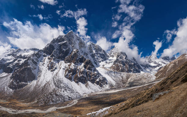 istock Pheriche valley with Taboche and cholatse peaks. Everest base camp trek in Nepal. 940892252