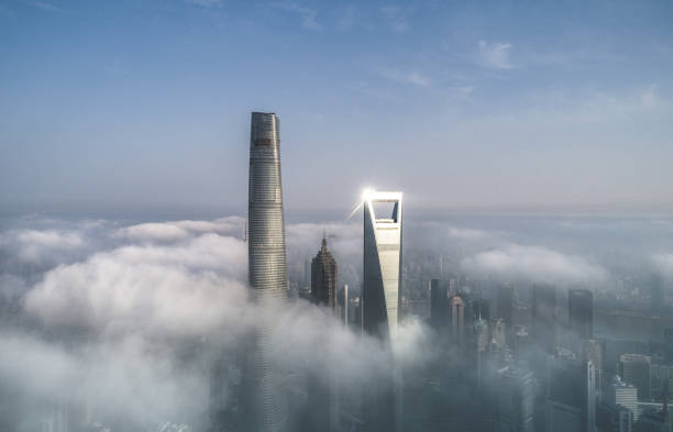 istock shanghai city in fog 940892368
