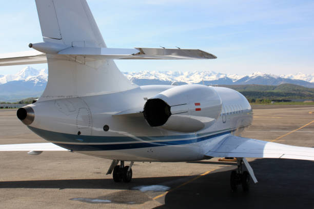 Business Jet Waiting for Passenger