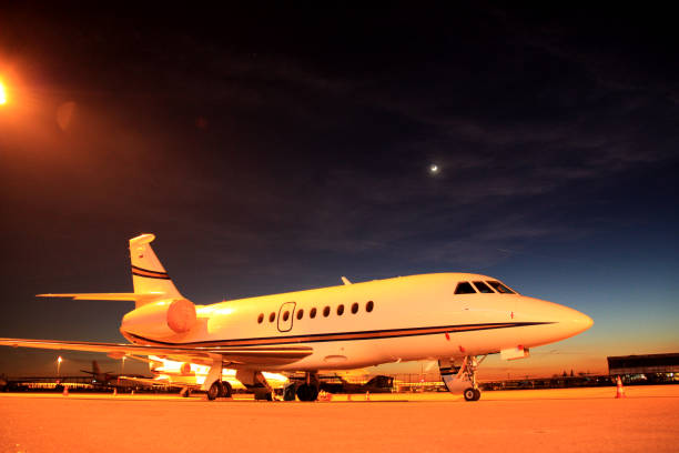 istock Falcon 2000 Business Jet Put to Sleep 940915760