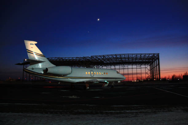 istock Falcon Business Jet Ready to Go 940915808