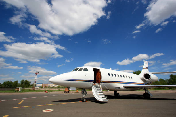 istock Falcon Business Jet Ready to Go 940915842