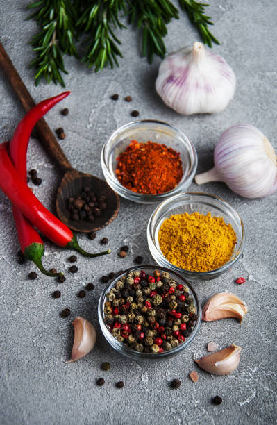 istock Different kind of spices in bowls 940919758