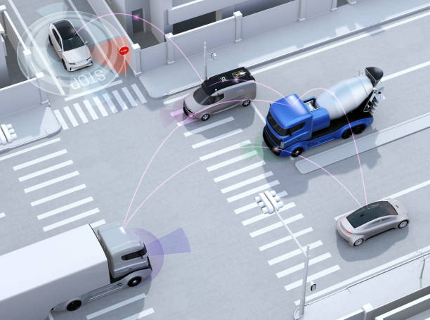istock Smooth traffic in crossroad 940926146