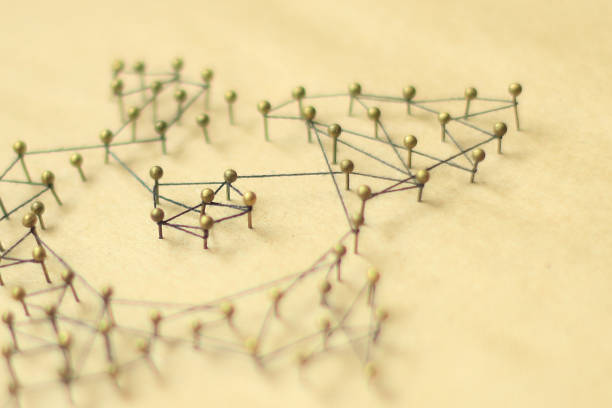 istock Concept of a social network with leader 940933176