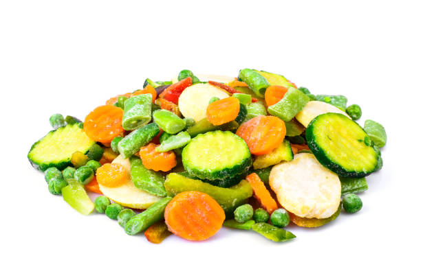 istock Frozen mix of vegetables with potatoes 940937086