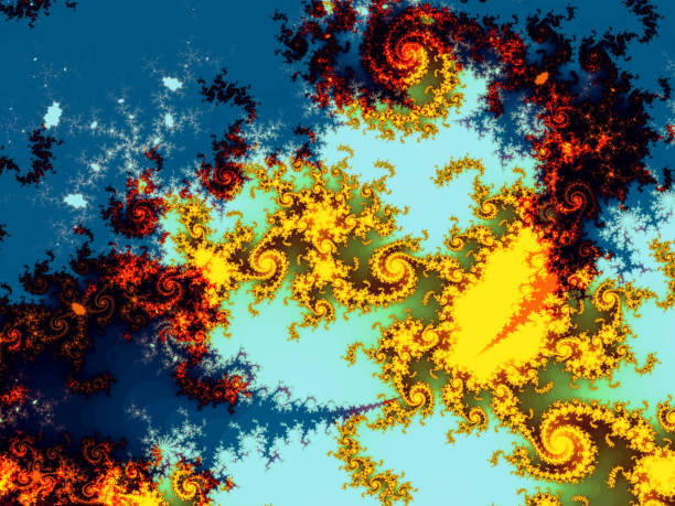 istock Abstract fractal colorful background 940940434