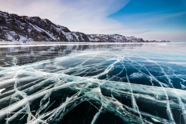 istock Ice patterns on Lake Baikal. Siberia, Russia 940940484