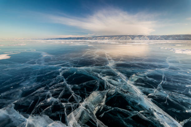 istock Ice patterns on Lake Baikal. Siberia, Russia 940940528