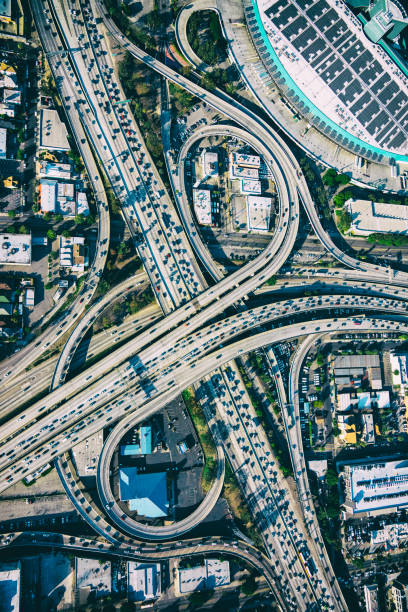 istock Los Angeles Freeway Interchange Aerial 940949300