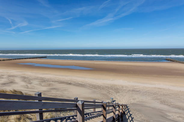 istock Stairs down to Domburg Beach / Netherlands 940954554