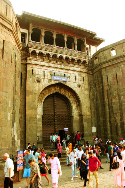 shaniwar wada palace in pune, india - maratha imagens e fotografias de stock