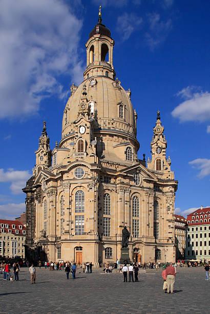 istock Frauenkirche in Dresden with Martin Luther 94096615