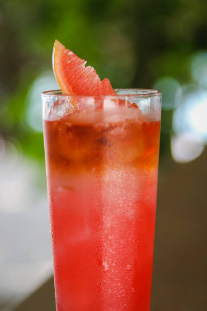 Blood Orange cocktail with Rum