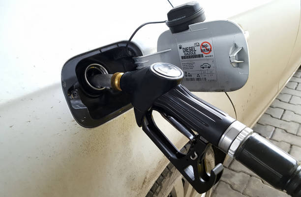 istock Car refueling on a petrol station 940975936