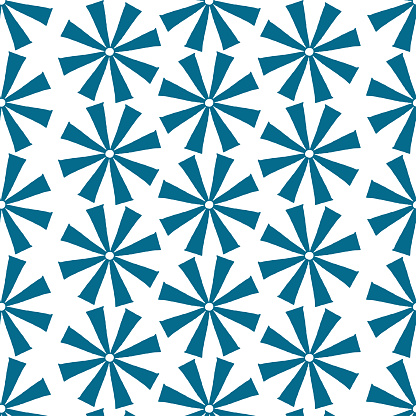 Handmade Block Print Geometric Seamless Pattern