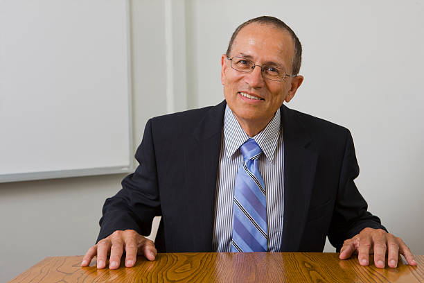 istock Businessman in meeting 94098475