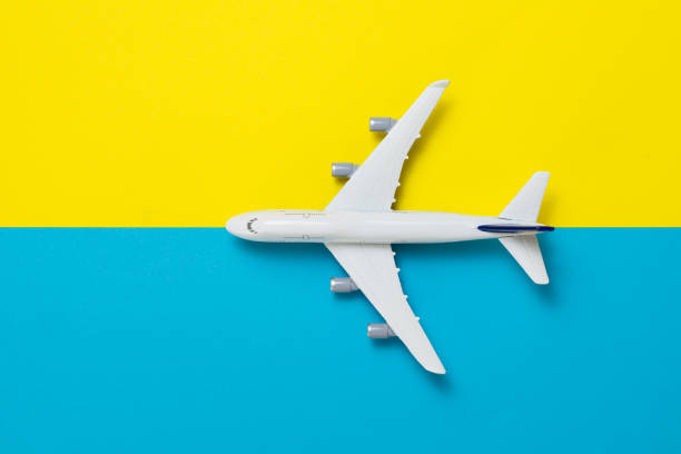istock Miniature airplane travel theme 940985898