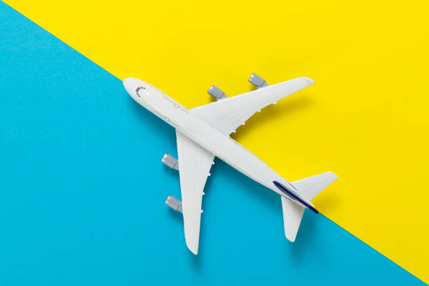 istock Miniature airplane travel theme 940985924