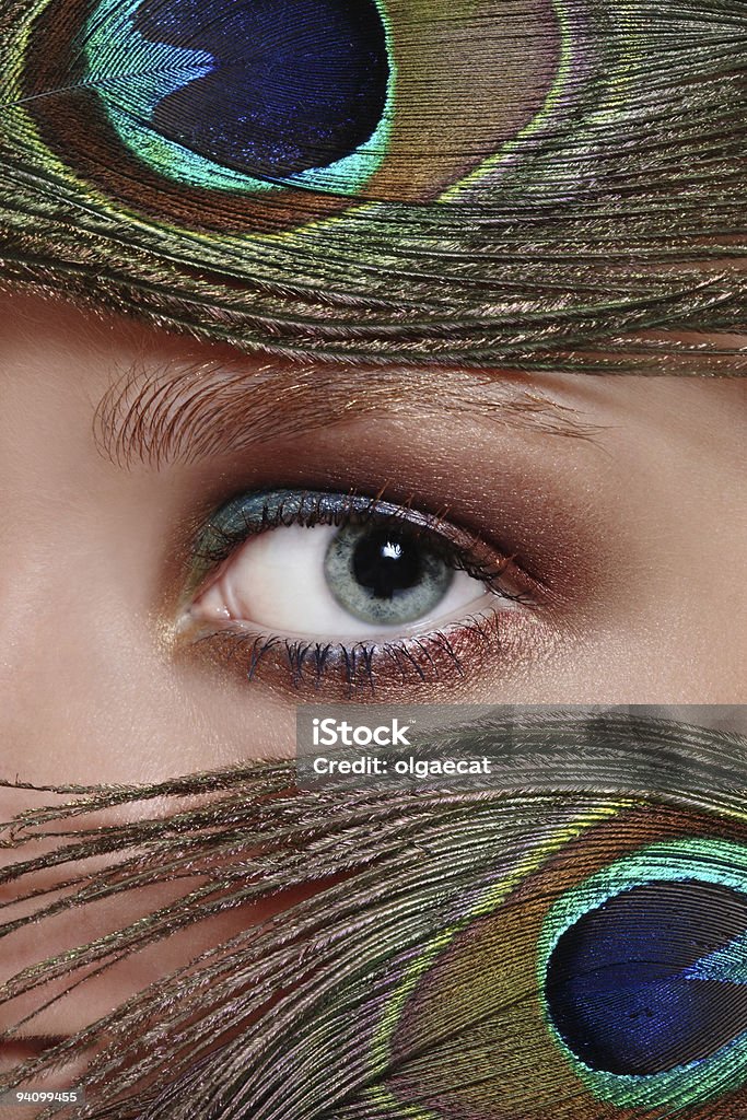 Eyelashes Feather Adult Brown Eyelashes Feather Adult Brown
