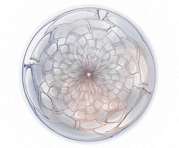 istock Spirals, rings and loops with texture on background 941001214